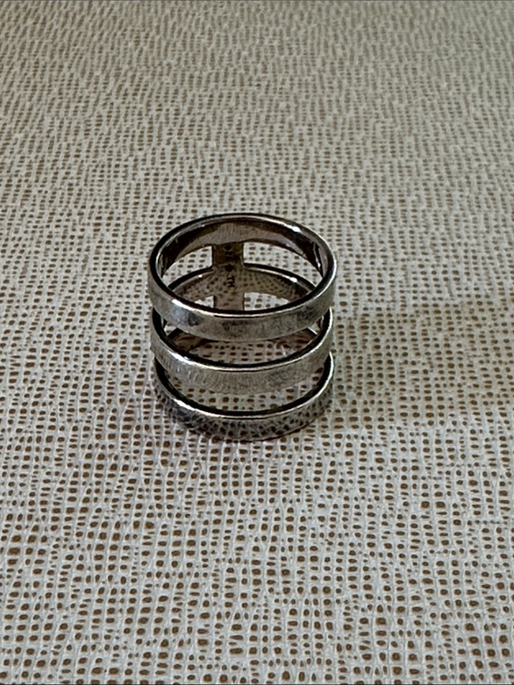 Silpada Sterling Silver Triple-Band Open Ring